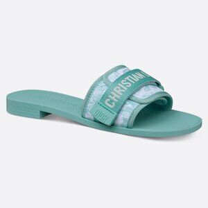 DIOR Dio REVOLUTION DioRiviera Riviera Toile De Jouy Flat Slide Sandals